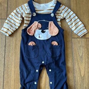 Puppy Overall Outfit
